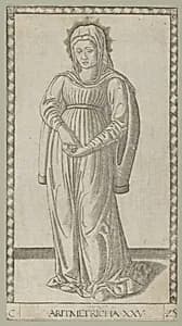 Arithmetic by Master of the E-Series Tarocchi