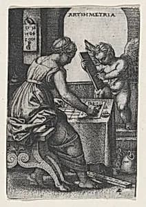 Arithmetica, from The Liberal Arts by Georg Pencz