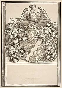 Arms of Michel Beheim by Albrecht Dürer