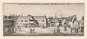 Arundel House from the South by Wenceslaus Hollar|Adam Alexius Bierling