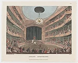 Astley's Amphitheatre by Auguste Charles Pugin|Thomas Rowlandson|Rudolph Ackermann, London|John Hill