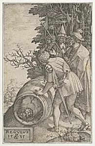 Attilius Regulus, from Roman Heroes by Georg Pencz