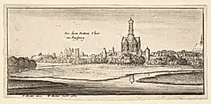 Augsburg, from "German Views" by Matthäus Merian the Elder|Wenceslaus Hollar