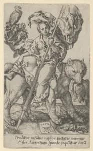 Avarice, from The Vices by Heinrich Aldegrever