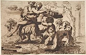 Bacchanal by Nicolas Poussin