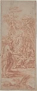Bacchus and Ariadne by Anonymous, Italian, Roman-Bolognese, 17th century