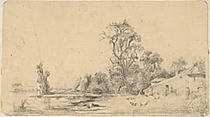 Banks of the Seine by Rodolphe Bresdin