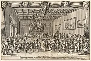 Banquet of the Piacevoli by Stefano della Bella|Cardinal Gian Carlo de' Medici Bishop of Sabina