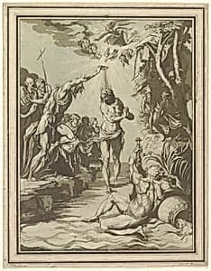 Baptism of Christ by Francesco Rosaspina|Parmigianino (Girolamo Francesco Maria Mazzola)