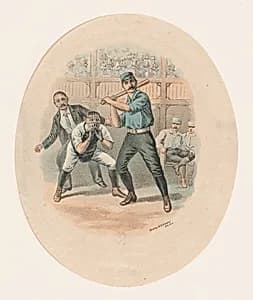 Baseball Scene by Beatty and Votteler