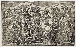 Battle of Lapiths and Centaurs by Geronima Parasole|Antonio Tempesta