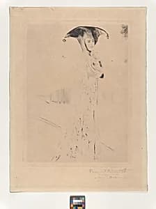 Bells (Une coiffure de grelots) by Fernand Khnopff|Société des Aquafortistes Belges
