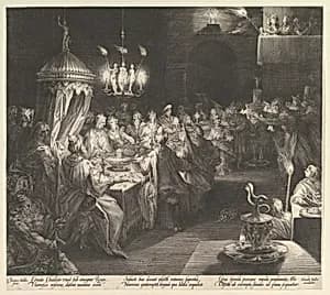 Belshazzar's Feast by Jan Muller|Harmen Jansz. Muller