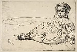 Bibi Valentin by James McNeill Whistler