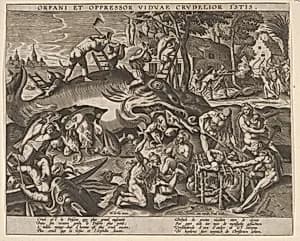 Big Fishes Eat Small Ones by Maerten de Vos|Anonymous, Netherlandish, late 16th century|Johannes Baptista Vrints