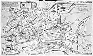 Bird's Eye View of Rome by Michele Tramezzino|Giulio de Musi