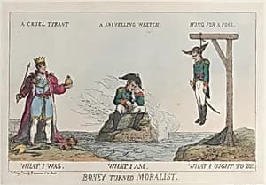 Boney Turned Moralist by Thomas Rowlandson|Rudolph Ackermann, London|Napoléon Bonaparte