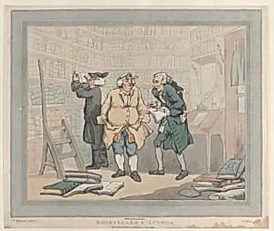 Bookseller and Author by Thomas Rowlandson|S. W. Fores|Samuel Alken|Henry Wigstead