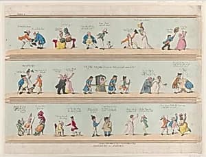 Borders for Rooms, Plate 2 by Thomas Rowlandson|George Murgatroyd Woodward|Rudolph Ackermann, London