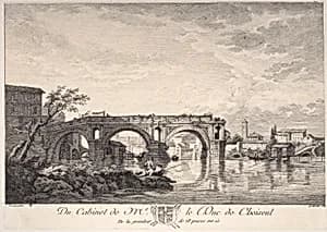 Bridge in Rome by Joseph C. Maillet|Joseph Vernet