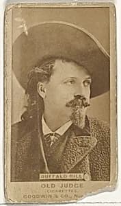 Buffalo Bill, from the Celebrities and Prizefighters series (N174) for Old Judge Cigarettes by Goodwin & Company