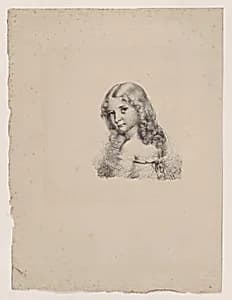 Bust of a young girl by baron Dominique Vivant Denon
