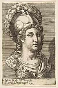 Bust of Bellona by Giulio Bonasone