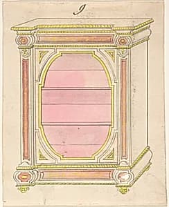 Cabinet Design by Anonymous, British, 19th century