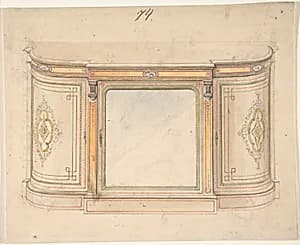 Cabinet Design by Anonymous, British, 19th century