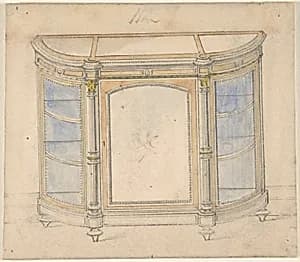 Cabinet Design by Anonymous, British, 19th century