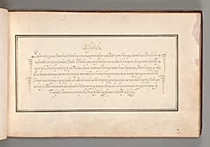 Calligraphic Exercise in Spanish by Anonymous