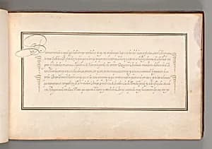 Calligraphic Exercise in Spanish by Anonymous