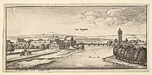 Cannstadt, from "German Views" by Wenceslaus Hollar