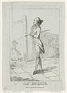 Captain Epilogue by Thomas Cornell|Thomas Rowlandson|Edward Topham