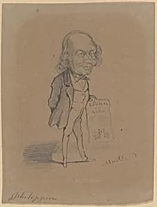 Caricature of Charles Philipon by Hippolyte Mailly|Nadar