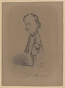 Caricature of Paul Meurice