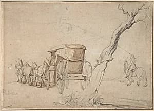Carriage In A Landscape