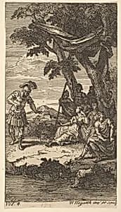 Cassandra, Frontispiece, Vol. 4 by William Hogarth|Gautier de Coste de La Calprenède