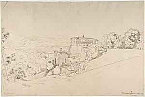 Castello Colonna at Genazzano, Italy