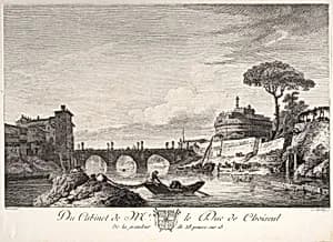 Castle St. Angelo by Carl Guttenberg|Joseph Vernet