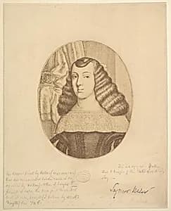 Portrait of Wenceslaus Hollar|Princess Catherine of Braganza