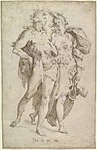 Ceres and Bacchus by Bartholomeus Spranger|Jan Muller|Anonymous, Dutch, 17th century|Anonymous, Flemish, 17th century