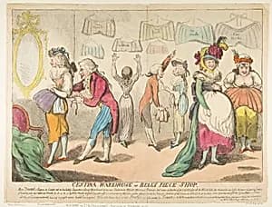 Cestina Warehouse or Belly Piece Shop by Isaac Cruikshank|S. W. Fores|George Murgatroyd Woodward