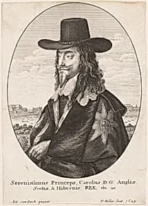 Charles I by Anthony van Dyck|Charles I, King of England, Scotland, Wales and Ireland|Wenceslaus Hollar