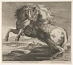 Chevaux Poulonnois by Charles Errard le fils
