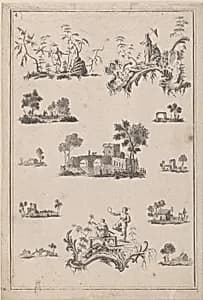 Chinoiserie Ornaments by Jean Pillement|J. B. Crépy