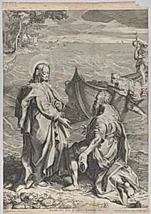 Christ and Saint Peter by Anonymous|Mariette|Federico Barocci