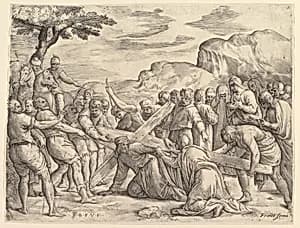 Christ Carrying the Cross by Battista Franco