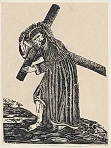 Christ carrying the cross