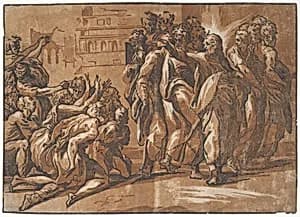 Christ healing the Lepers by Niccolò Vicentino|Parmigianino (Girolamo Francesco Maria Mazzola)